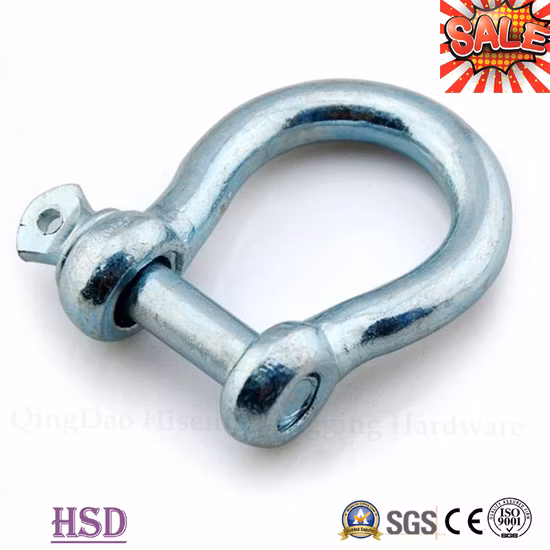Rigging Hardware Zinc Plated Us Drop Forged G209 Bow Shackle
